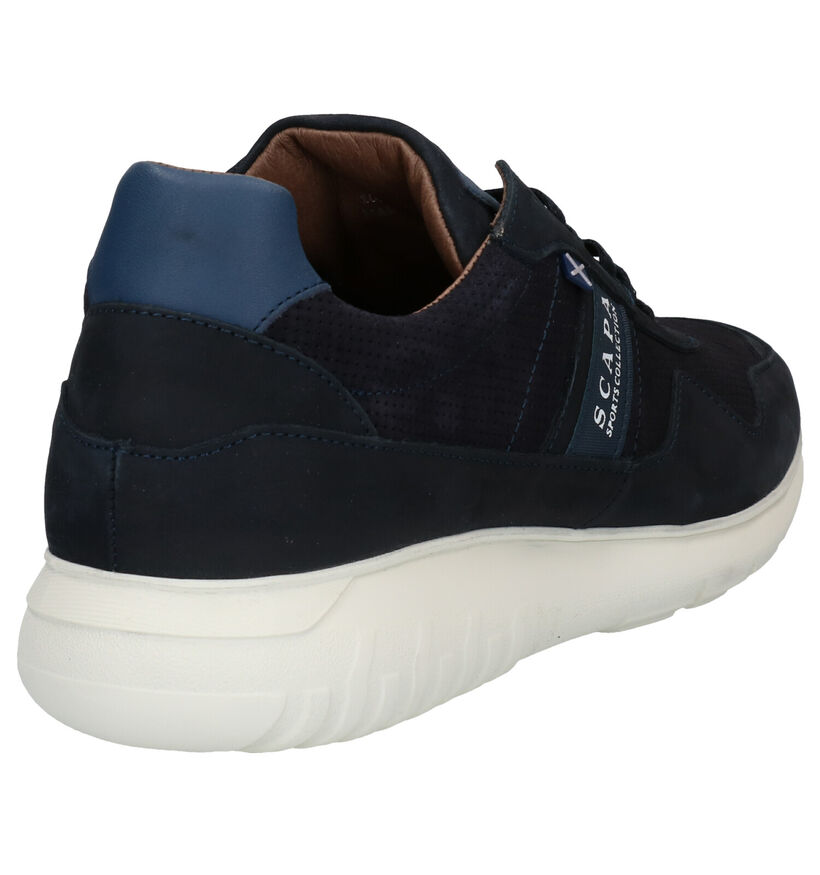 Scapa Kaki Veterschoenen in nubuck (281333)