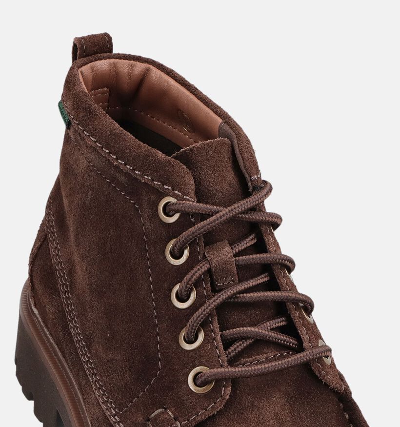 Clarks Cleyhill Donkerbruine Boots met Veters voor heren (376482) - geschikt voor steunzolen