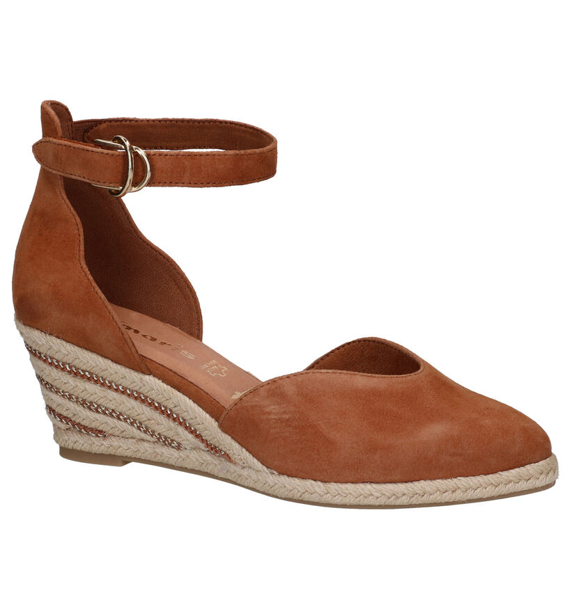 Tamaris TOUCH it Cognac Pumps in daim (289376)