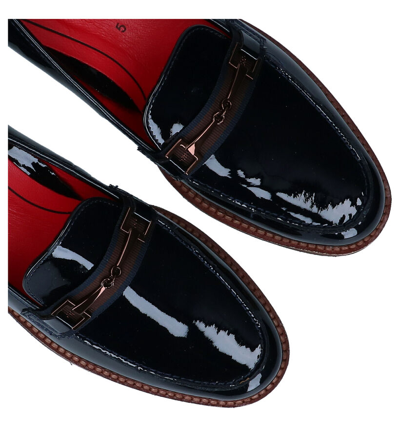 Ara Kent Blauwe Loafers in lak (282789)