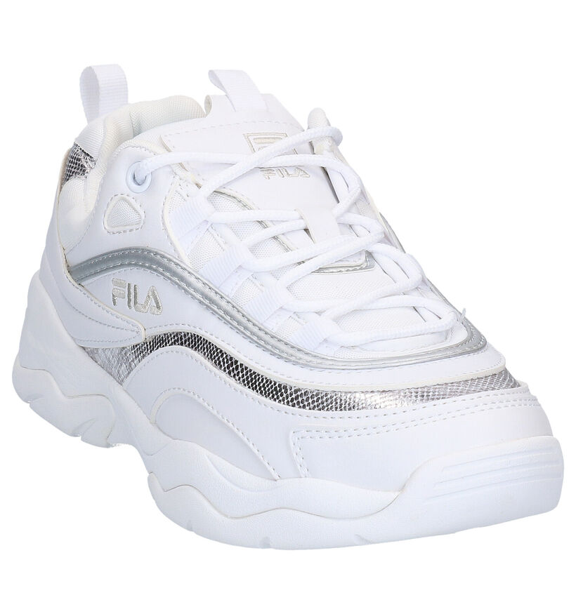 Fila Ray F Baskets en Blanc en cuir (265542)