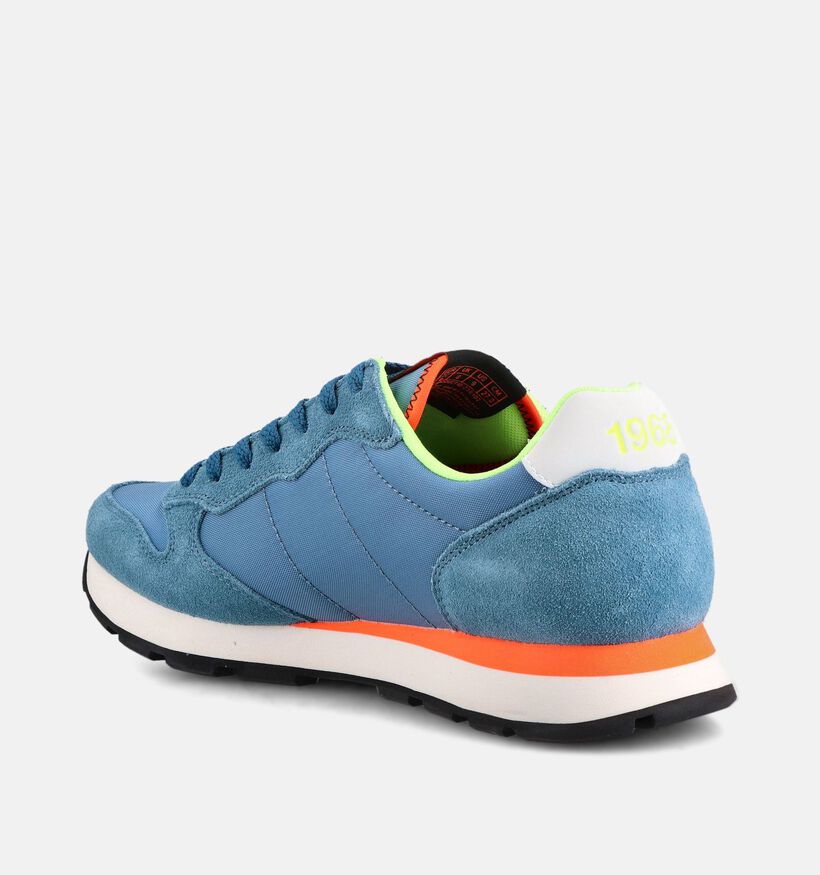 Sun68 Tom Blauwe Lage Sneakers voor heren (368804) - geschikt voor steunzolen