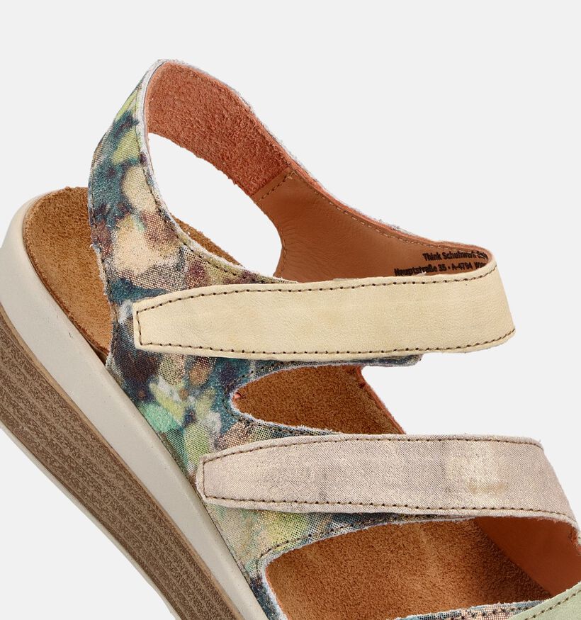 Think! Lichtgroene/Gele Sandalen voor dames (374089)