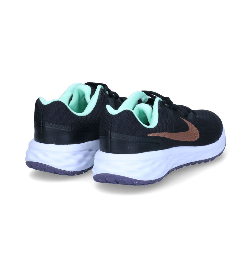 Nike Revolution 6 GS Baskets en Bleu pour filles (308952)