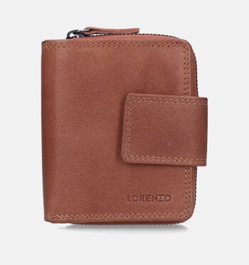 Euro-Leather Portemonnees Cognac