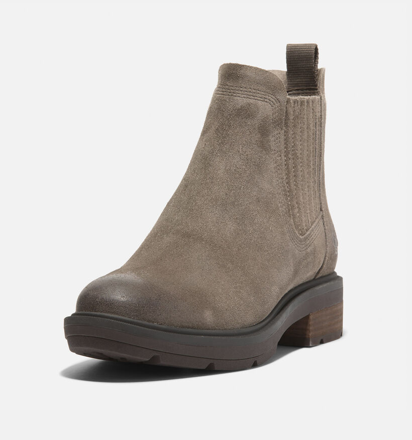 Timberland Brimfield Mid Chelsea boots en Marron pour femmes (346062) - pour semelles orthopédiques