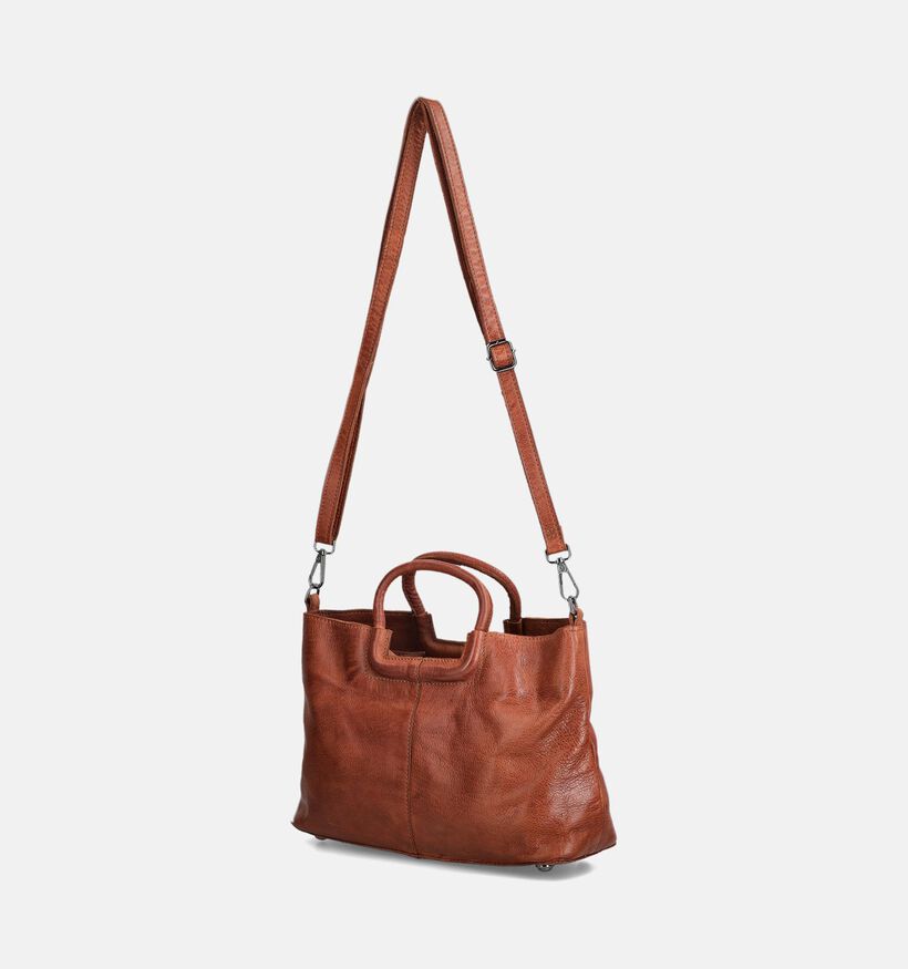 Bear Design Sac à Main en Cognac pour femmes (365911)