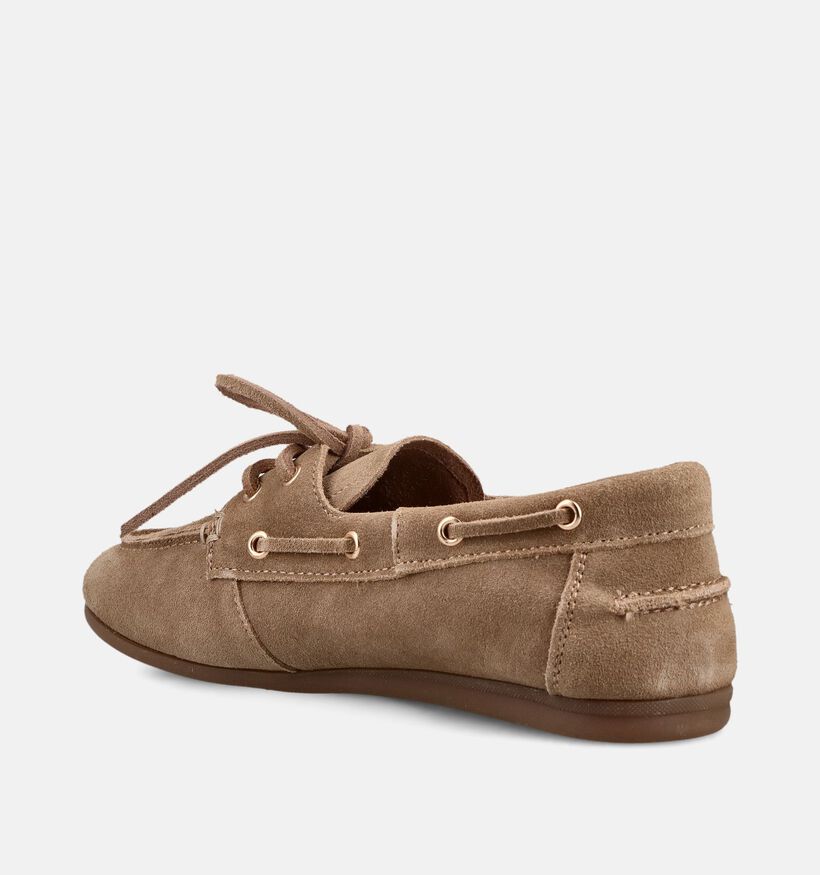 Laurent David x Libelle Donkerbeige Bootschoenen voor dames (375807) - geschikt voor steunzolen