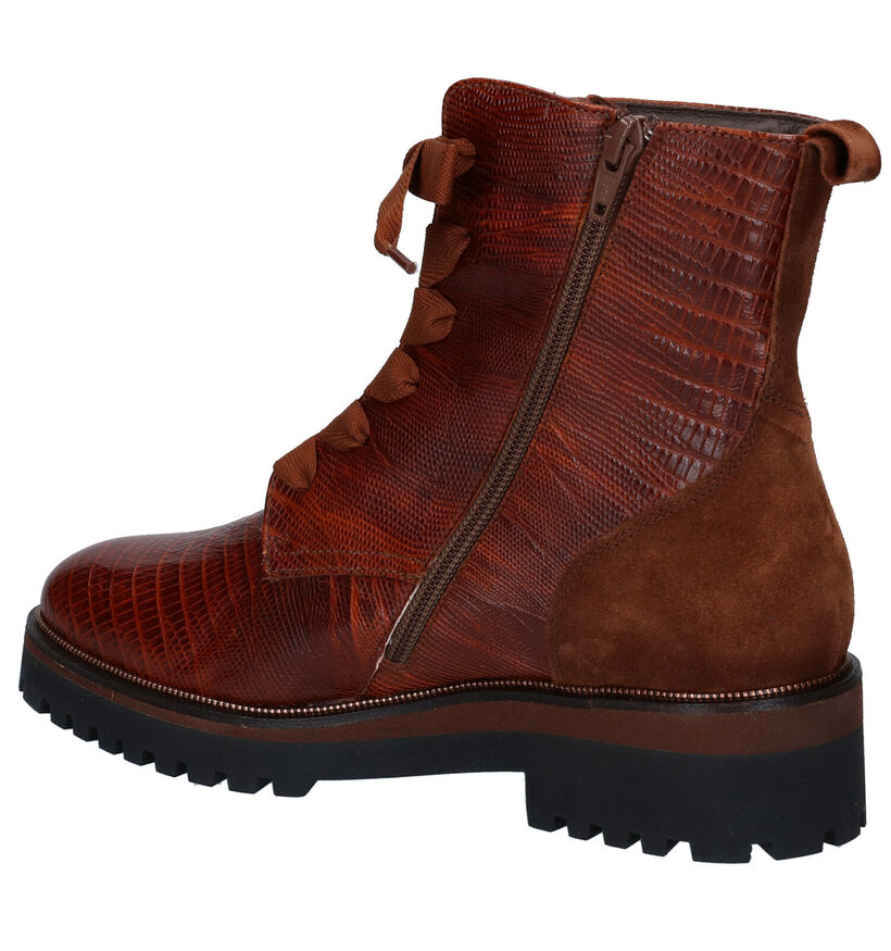 Softwaves Cognac Boots in leer (298170)