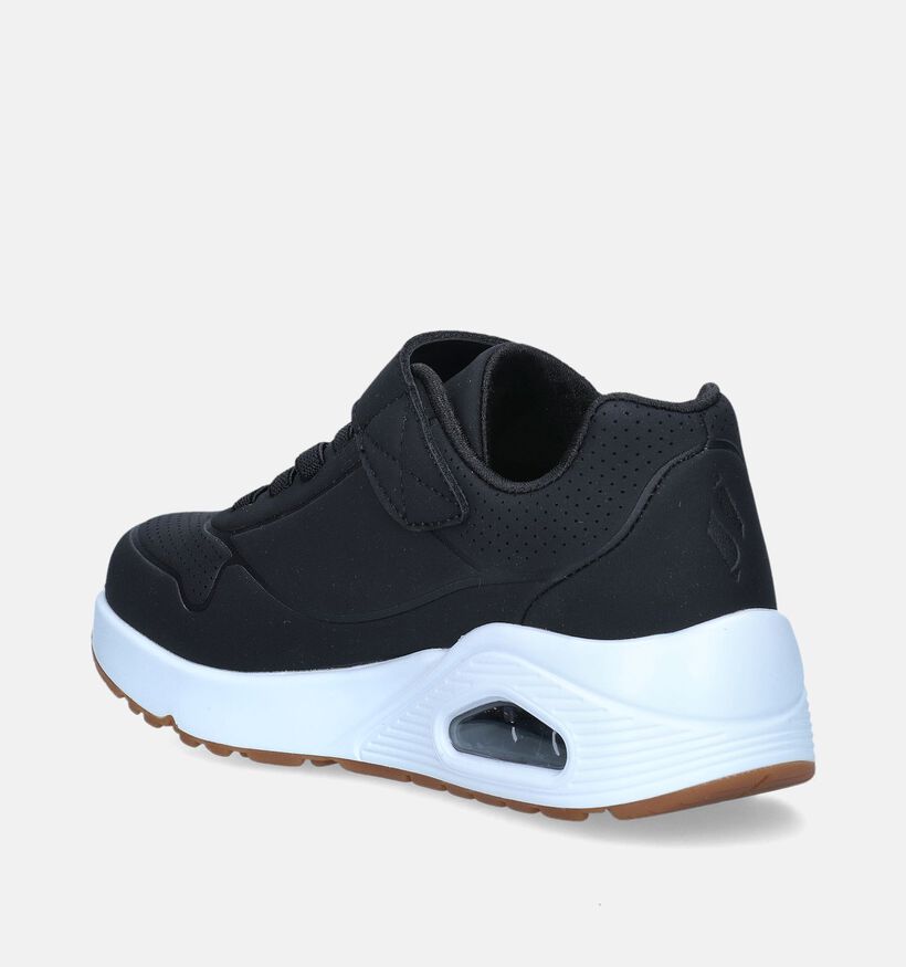Skechers Uno Air Blitz Zwarte Sneakers voor jongens, meisjes (350333)