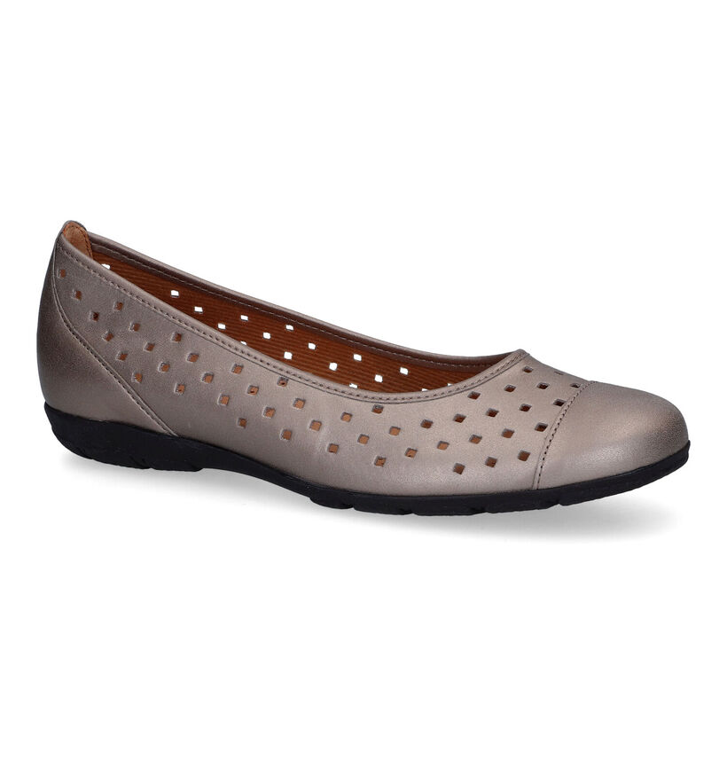 Gabor Hovercraft Bronzen Ballerina's in leer (306111)