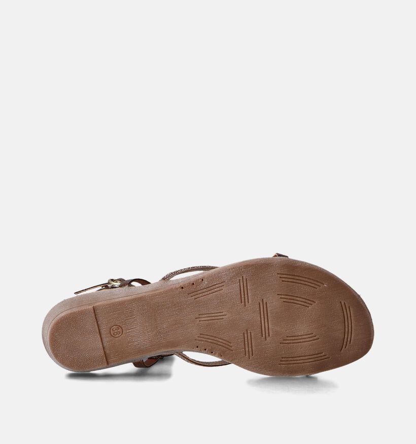 Scapa Sandales plates en Marron pour femmes (355476)