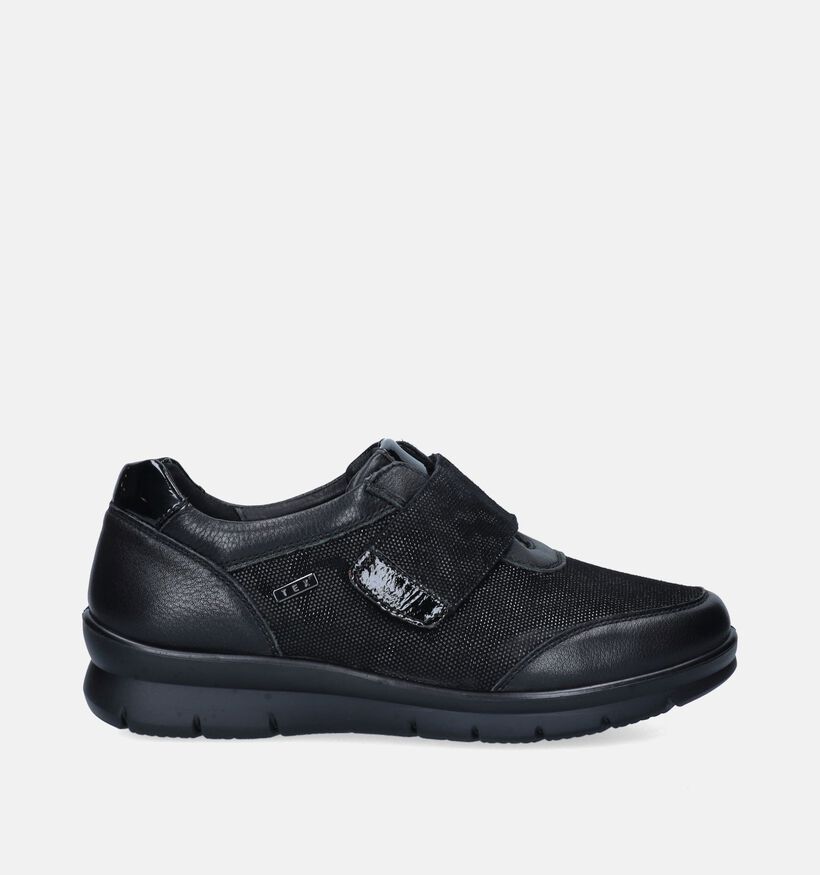 G-Comfort Zwarte Velcroschoenen voor dames (348556) - geschikt voor steunzolen