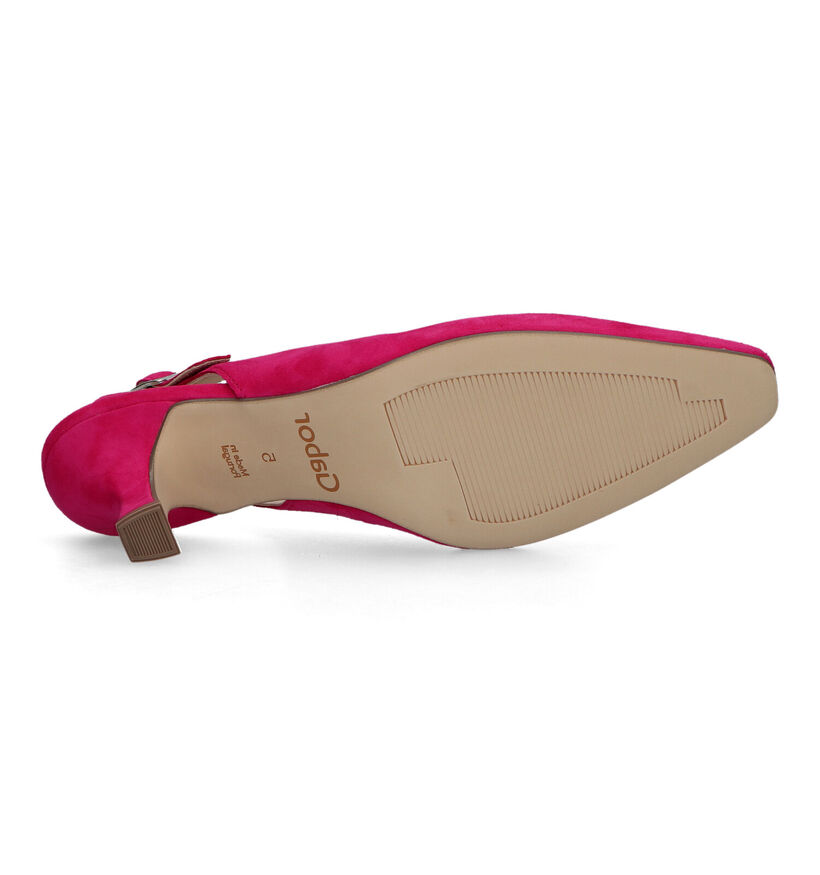 Gabor Escarpins slingback en Fuchsia pour femmes (323281)