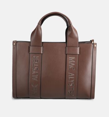 Mac Alyster Sacs &agrave; main Noir/Marron/Bordeaux