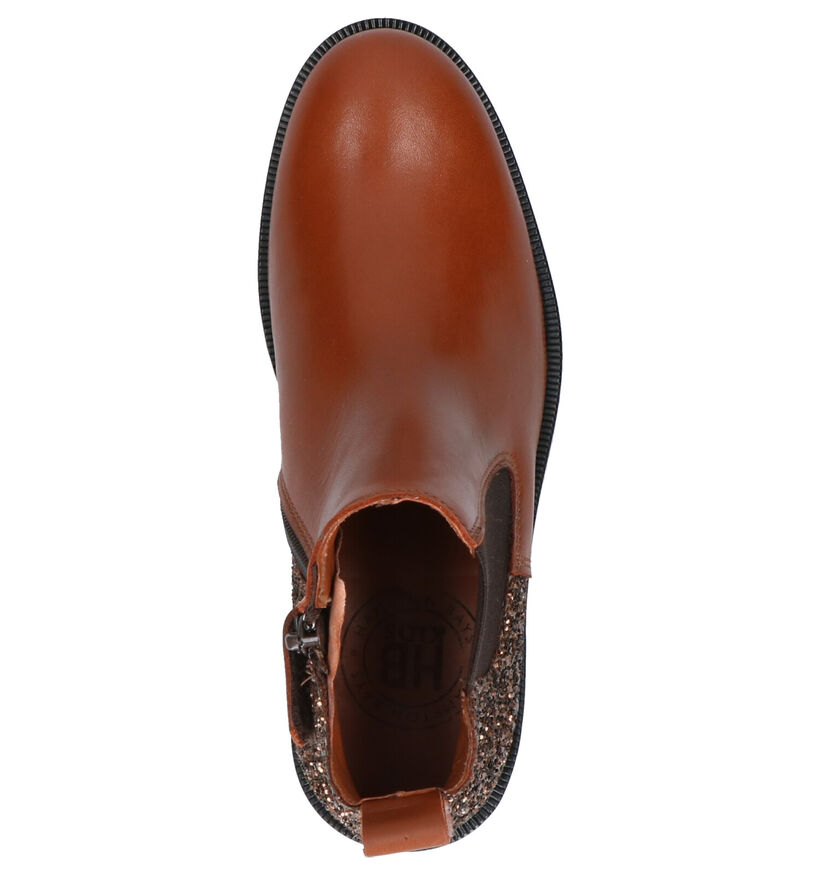 Hampton Bays Cognac Hoge Schoenen in leer (260988)