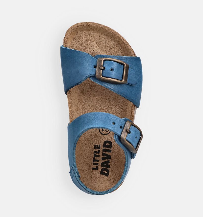 Little David Sandales pour b&eacute;b&eacute; en Bleu pour filles, gar&ccedil;ons (373108)