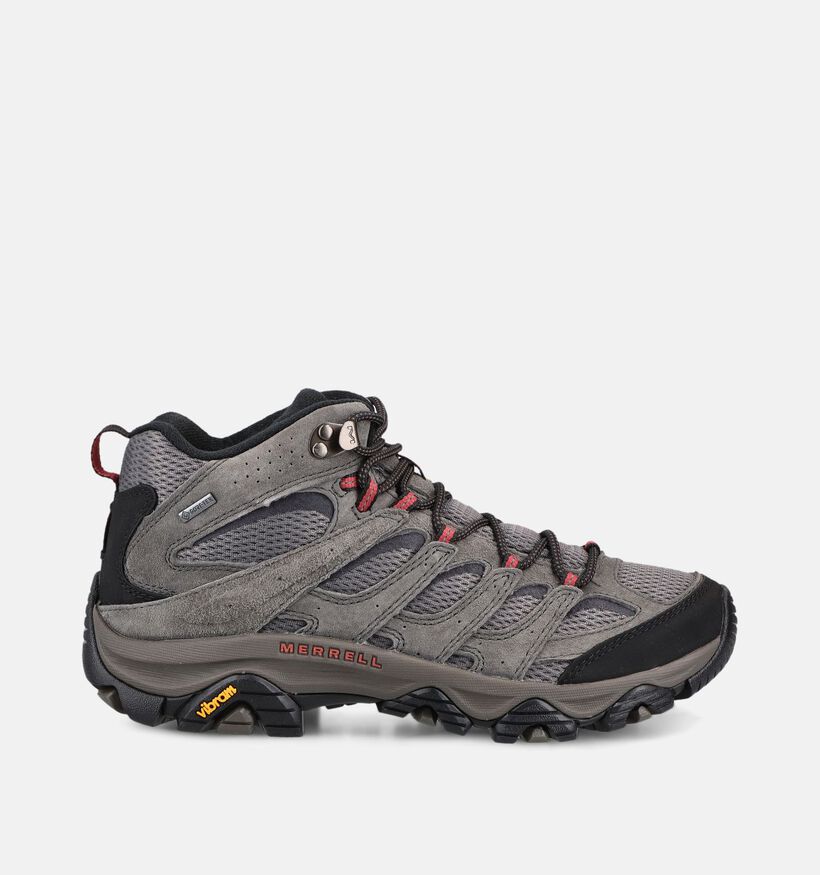 Merrell Moab 3 Mid Gtxl Chaussures de randonn&eacute;e en Gris pour hommes (368956) - pour semelles orthop&eacute;diques
