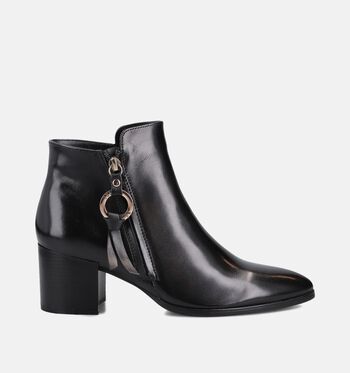 Regarde le Ciel Enkellaarsjes Zwart/Bruin