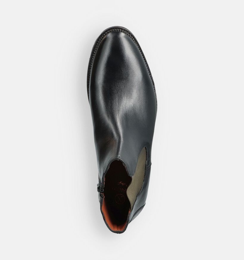 Ambiorix Poggio Bottines Chelsea en Noir pour hommes (365005) - pour semelles orthopédiques