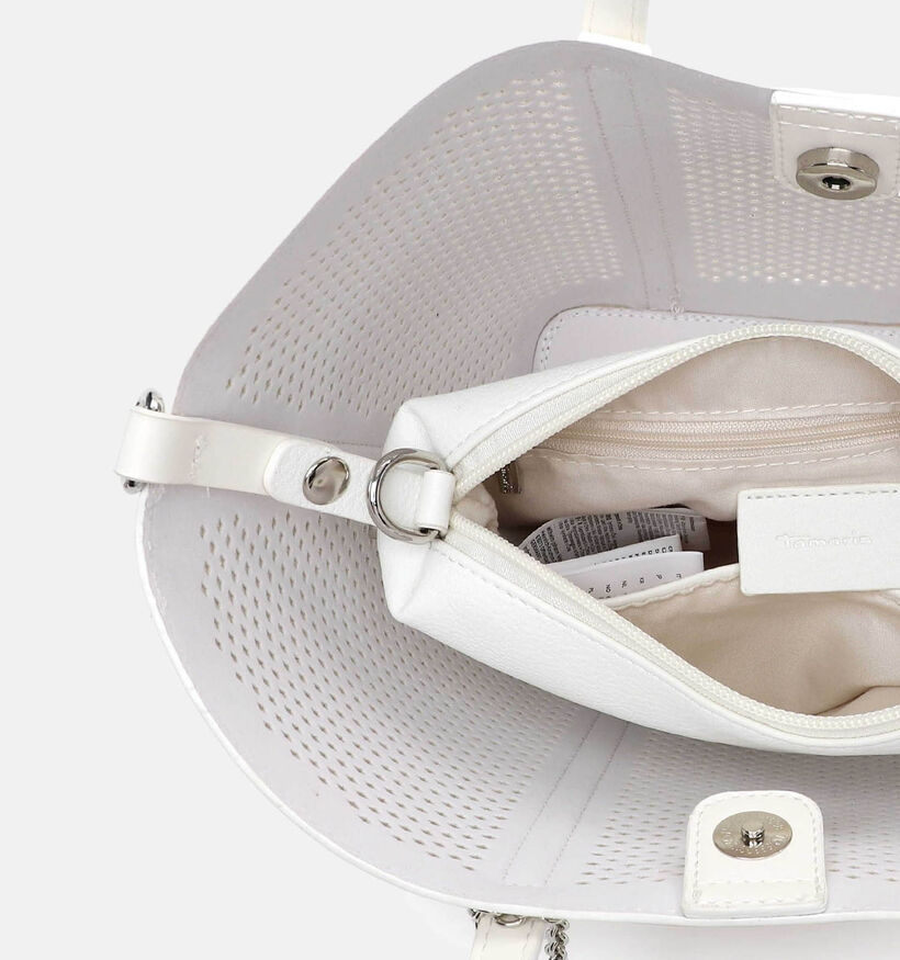 Tamaris Kendra Witte Shoppertas met Riem voor dames (371294)