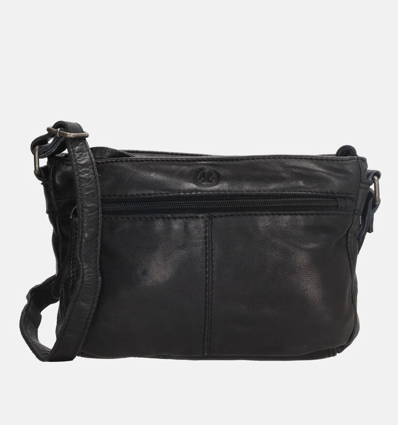 Hide & Stitches Zwarte Crossbody tas voor dames (358985)