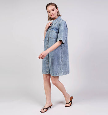 Vero Moda Curve Robes Bleu