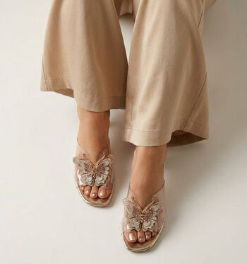Laura Vita Slippers Goud