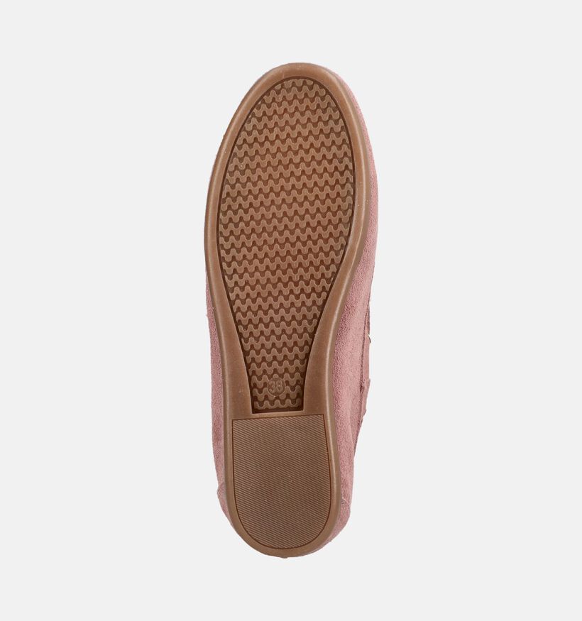 Shoecolate Chaussures plates en Rose pour femmes (384054)