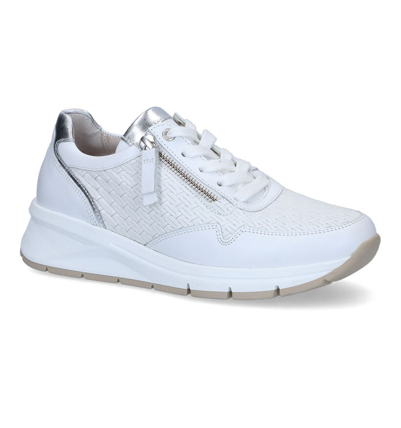 Gabor OptiFit Chaussures à lacets en Blanc pour femmes (306124) - pour semelles orthopédiques