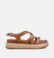 Tamaris Cognac Sandalen met sleehak voor dames (371776)
