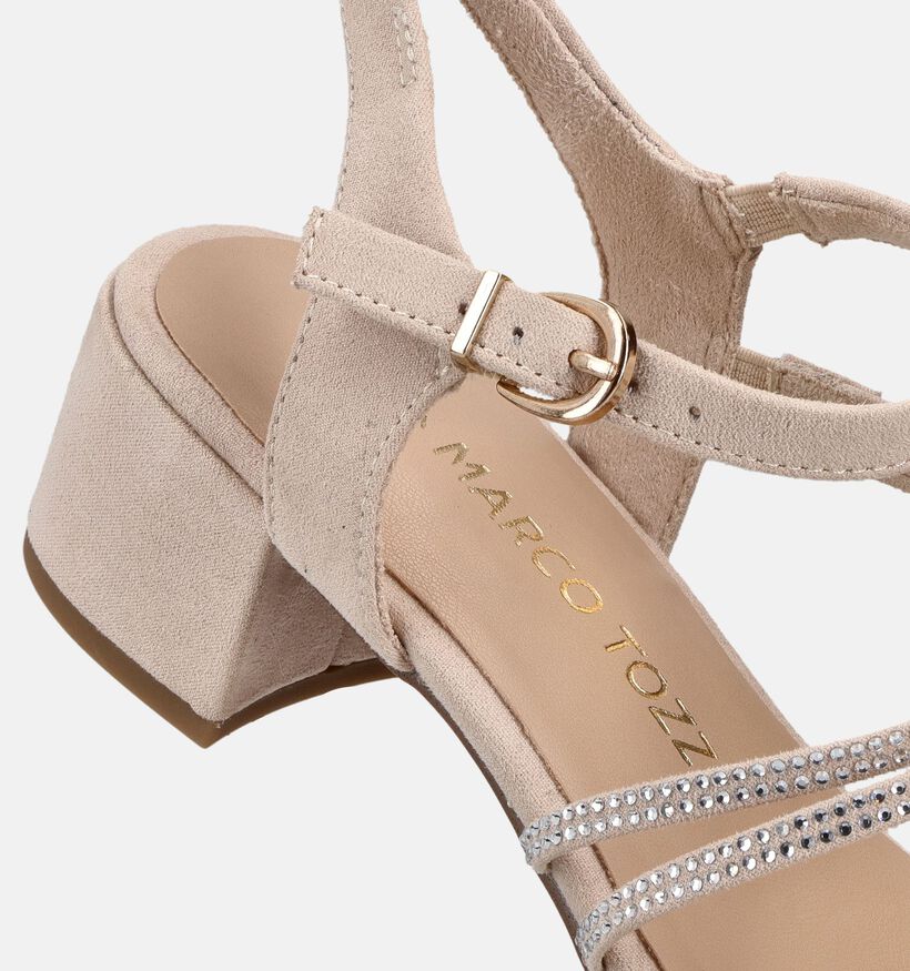 Marco Tozzi Sandales &agrave; talons en Nude pour femmes (371855)