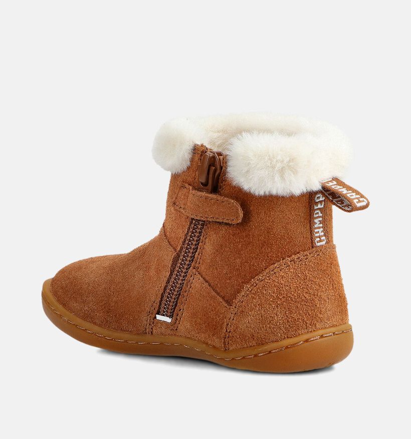 Camper Cognac Enkellaarzen voor meisjes (373802)