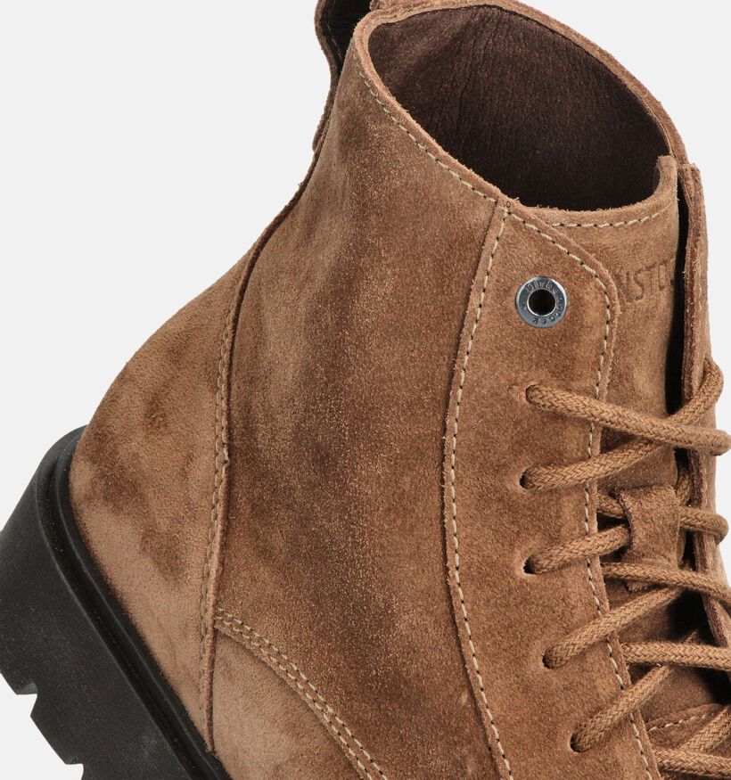 Birkenstock Highwood Lace Mid Boots à lacets en Marron pour hommes (360275) - pour semelles orthopédiques
