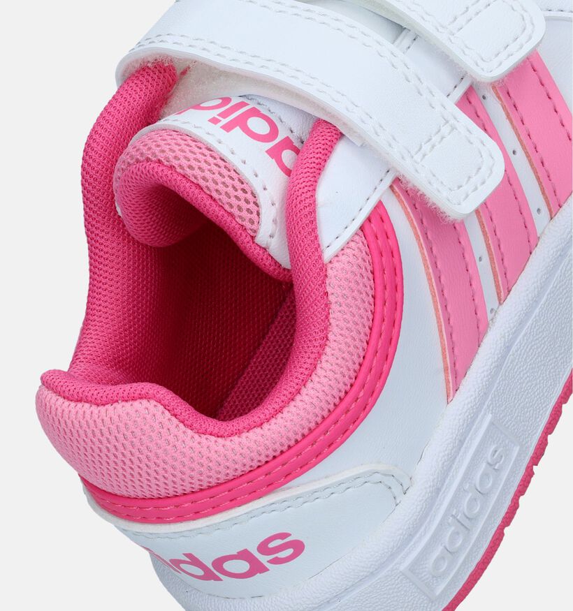 adidas Hoops 3.0 CF C Witte Sneakers voor meisjes (341636)