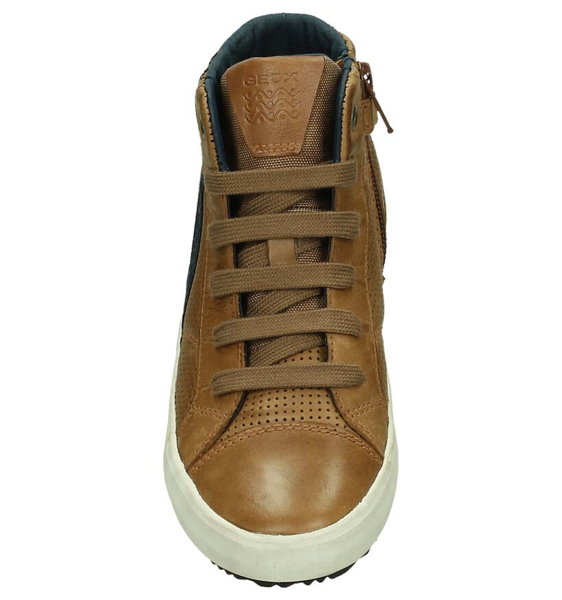 Geox Chaussures hautes en Cognac en cuir (190655)