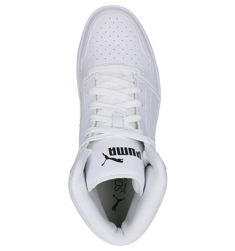 Puma Rebound Layup SL Zwarte Sneakers in kunstleer (307174)