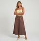 The Shirt Project Bruine Wijde Broek voor dames (376285)