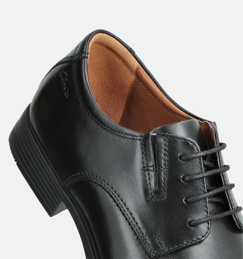 Clarks Tilden Cap Zwarte Geklede Schoenen voor heren (353891)