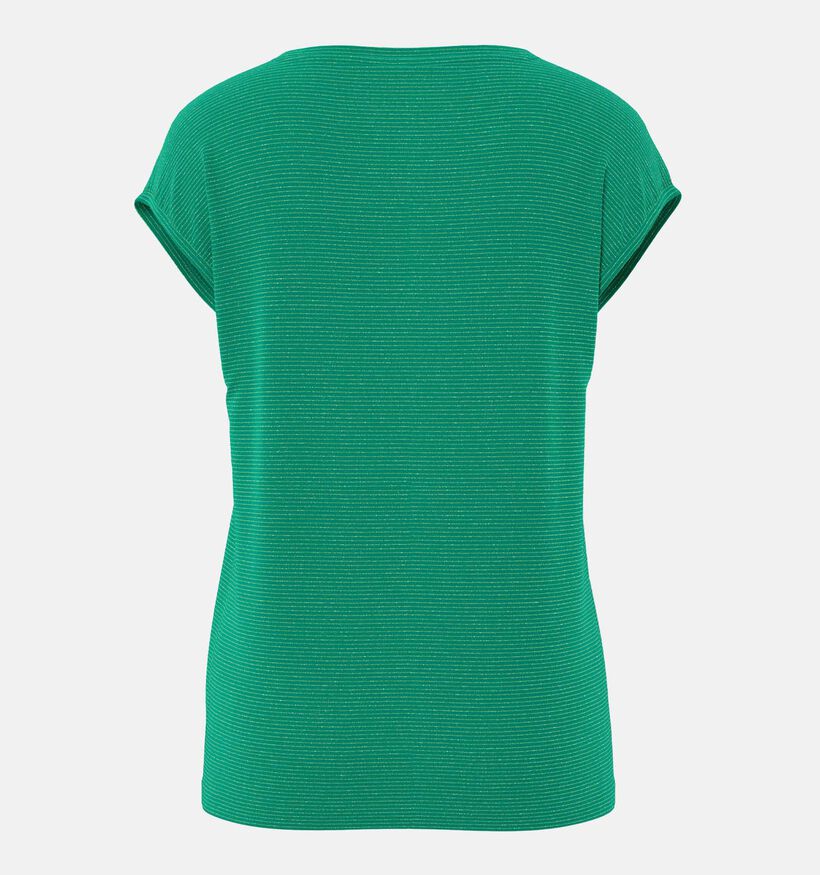 Pieces Billo Lurex Groene T-shirt voor dames (367043)
