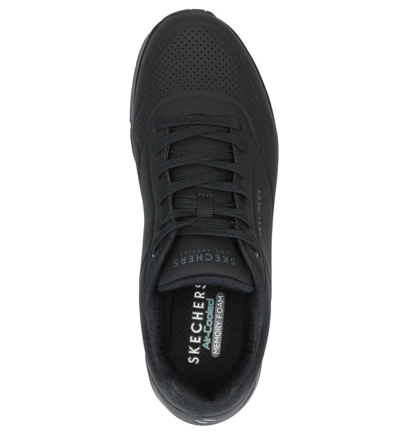 Skechers Uno Stand On Air Zwarte Sneakers voor heren (334160)