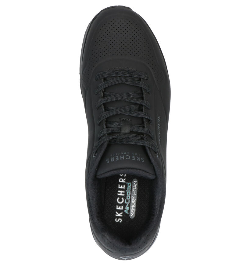 Skechers Uno Stand On Air Zwarte Sneakers voor heren (359746)
