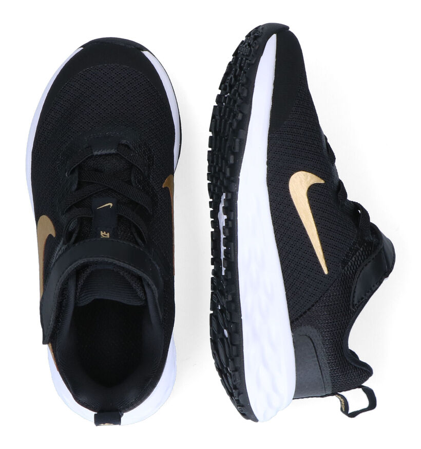 Nike Revolution 6 PS Zwarte Sneakers in stof (299884)