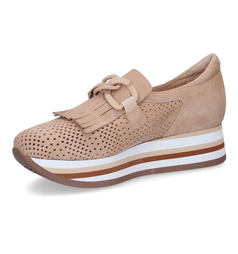Softwaves Chaussures à enfiler en Taupe pour femmes (308388) - pour semelles orthopédiques