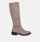 Tamaris Taupe Stretch laarzen voor dames (330537)