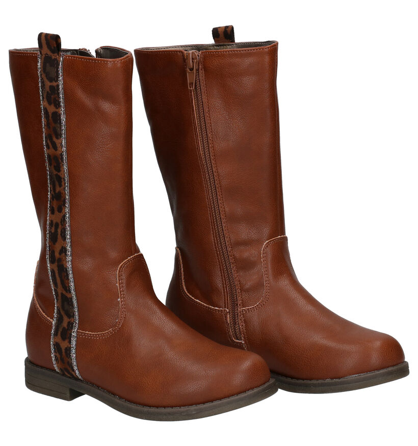 Sprox Bottes hautes en Cognac en simili cuir (291371)