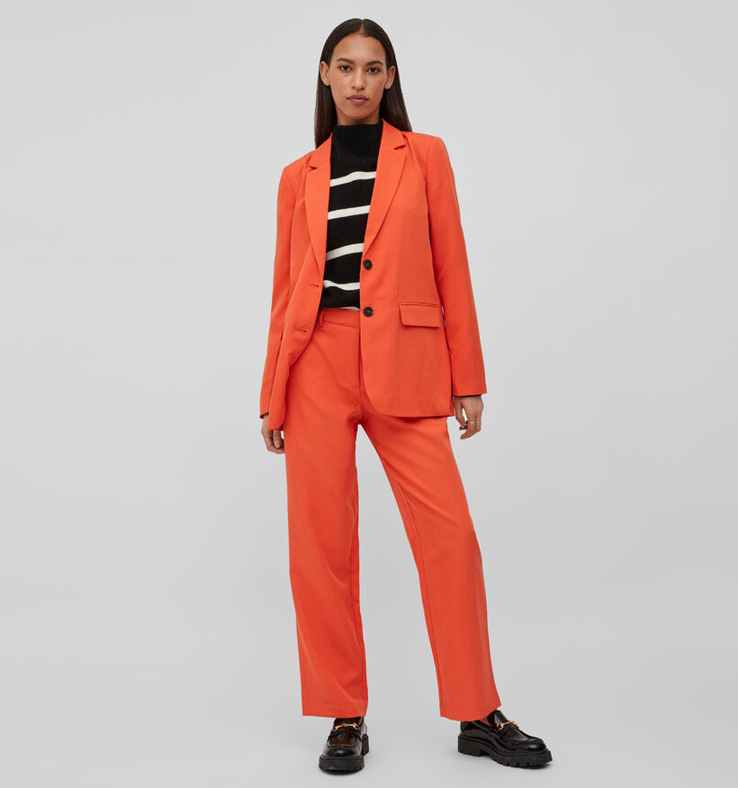 Vila Kammas Oranje Geklede Broek voor dames (318566)