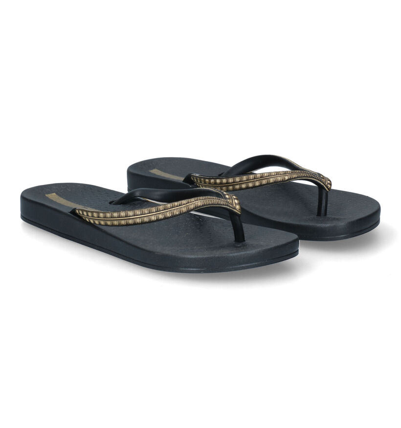 Ipanema Anatomic Zwarte Teenslippers in kunststof (286461)