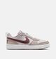Nike Court Borough Low Gs Taupe Sneaker voor meisjes (367271) - geschikt voor steunzolen