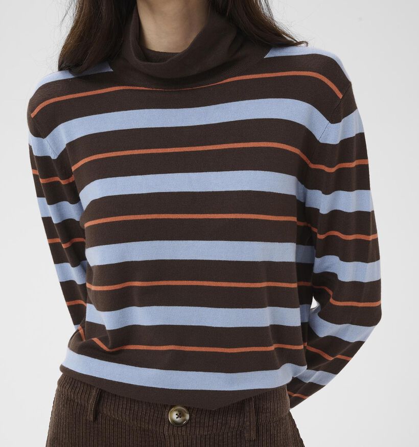 Culture Balto Annemette Rollneck Pull en Marron pour femmes (380478)
